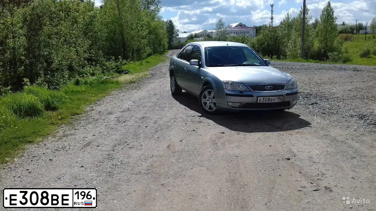 Фото автомобиля FORD MONDEO, 2005 — госномер Е308ВЕ196. Цвет: СЕРЫЙ