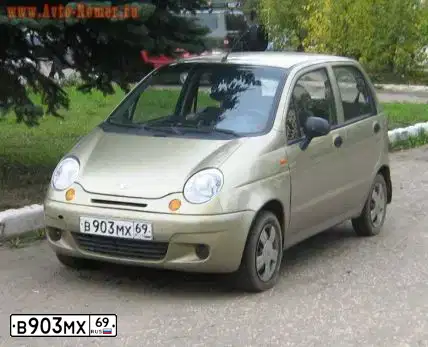 Фото автомобиля DAEWOO MATIZ, 2006 — госномер В903МХ69. Цвет: БЕЖЕВО-СЕРЫЙ