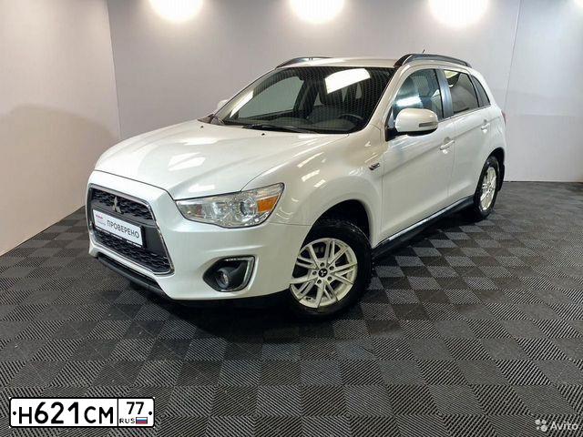 Фото автомобиля MITSUBISHI ASX, 2012 — госномер А819ЕК977. Цвет: Белый