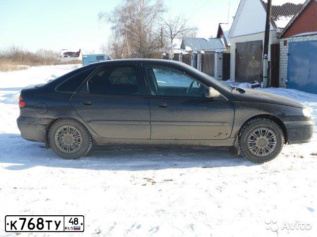 Фото автомобиля RENAULT LAGUNA, 1999 — госномер К768ТУ48. Цвет: СИНИЙ