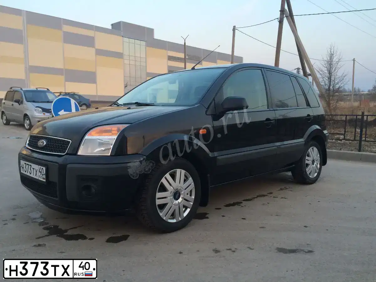Фото автомобиля FORD FUSION, 2006 — госномер Н095МК71. Цвет: ЧЕРНЫЙ