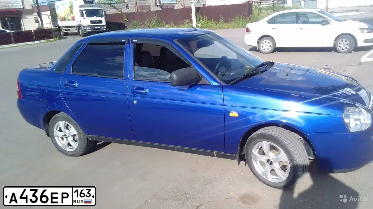 Фото автомобиля LADA 2170 PRIORA, 2012 — госномер А436ЕР163. Цвет: СИНИЙ