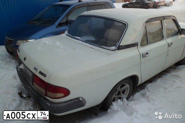 Фото автомобиля GAZ 3110 WOLGA, 1998 — госномер А005СХ74. Цвет: БЕЛЫЙ