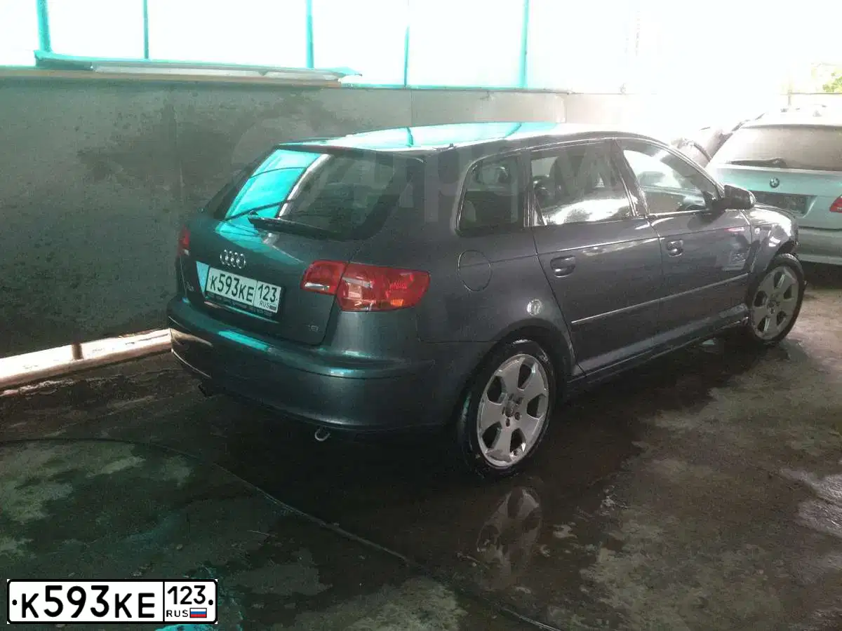 Фото автомобиля AUDI A3, 2005 — госномер Т616ТВ193. Цвет: СЕРЫЙ