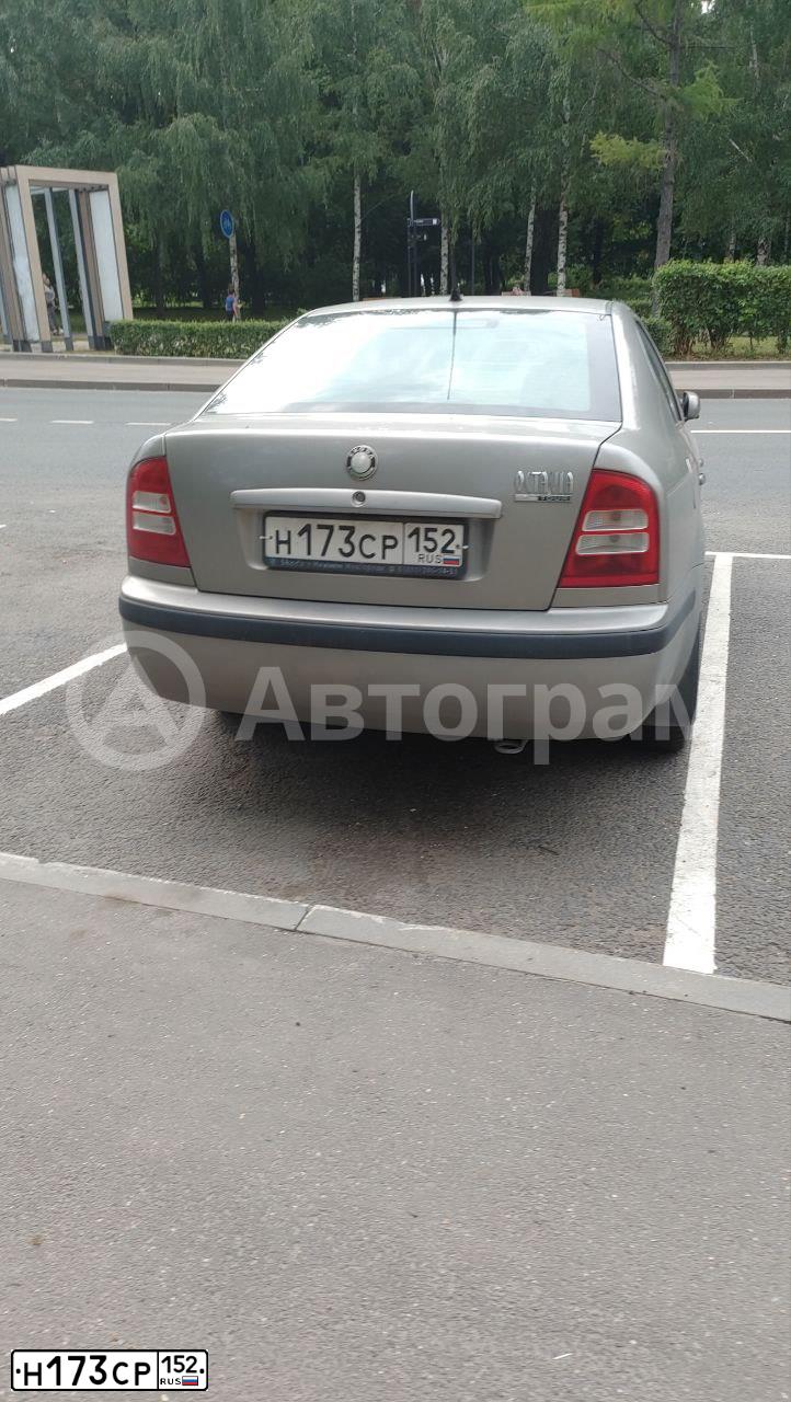 Фото автомобиля SKODA OCTAVIA, 2008 — госномер К910СС152. Цвет: СЕРЫЙ