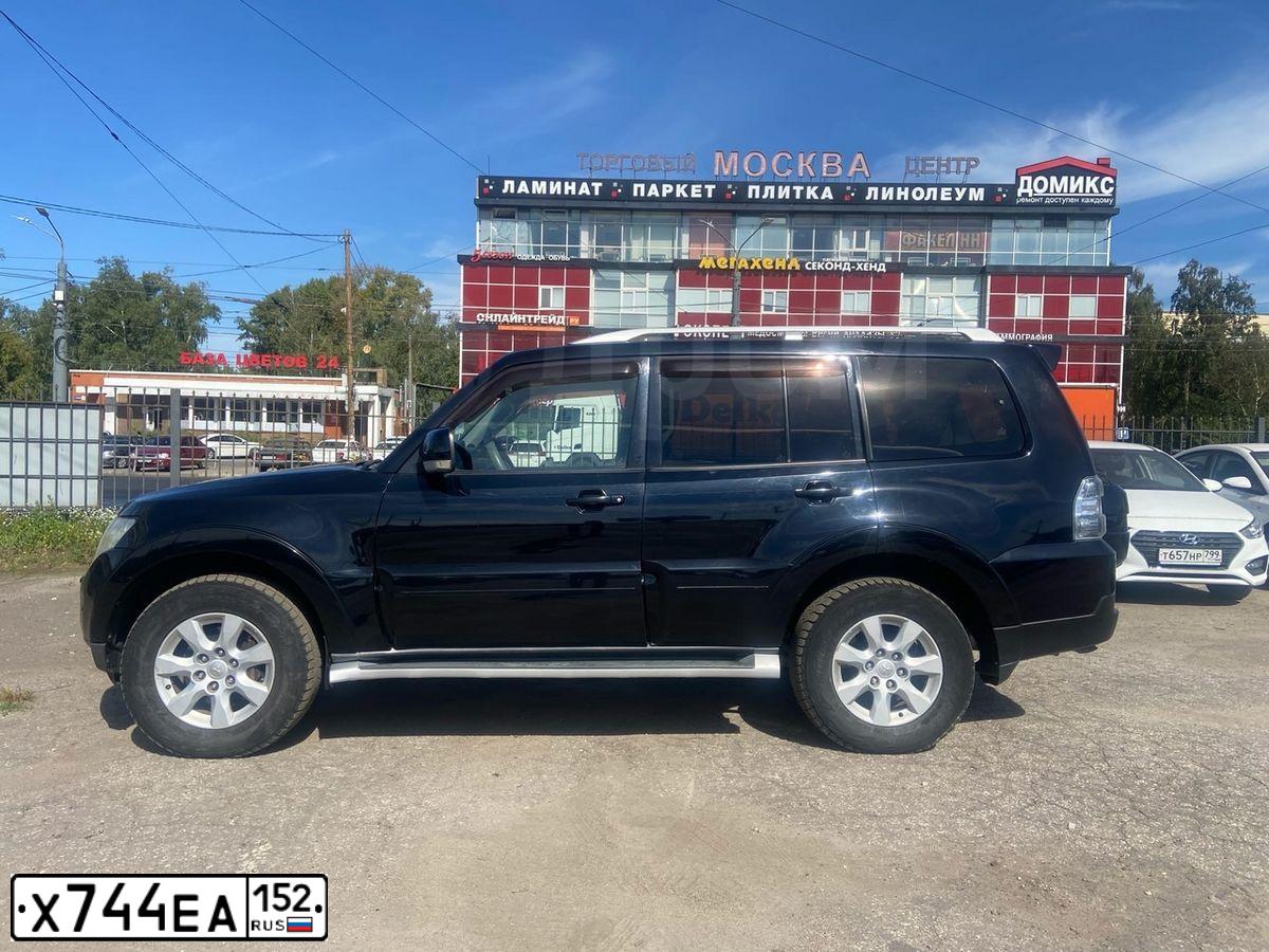 Фото автомобиля MITSUBISHI PAJERO, 2008 — госномер М723НВ13. Цвет: ЧЕРНЫЙ