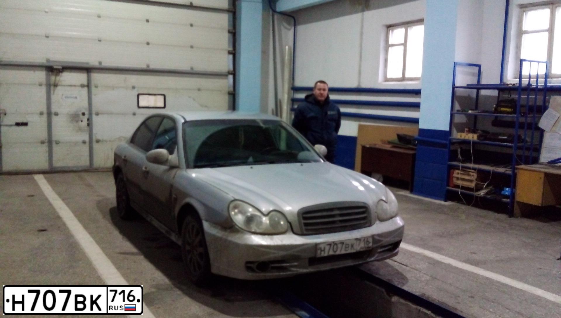 Фото автомобиля TAGAZ SONATA, 2004 — госномер Н707ВК716. Цвет: СЕРЕБРИСТЫЙ