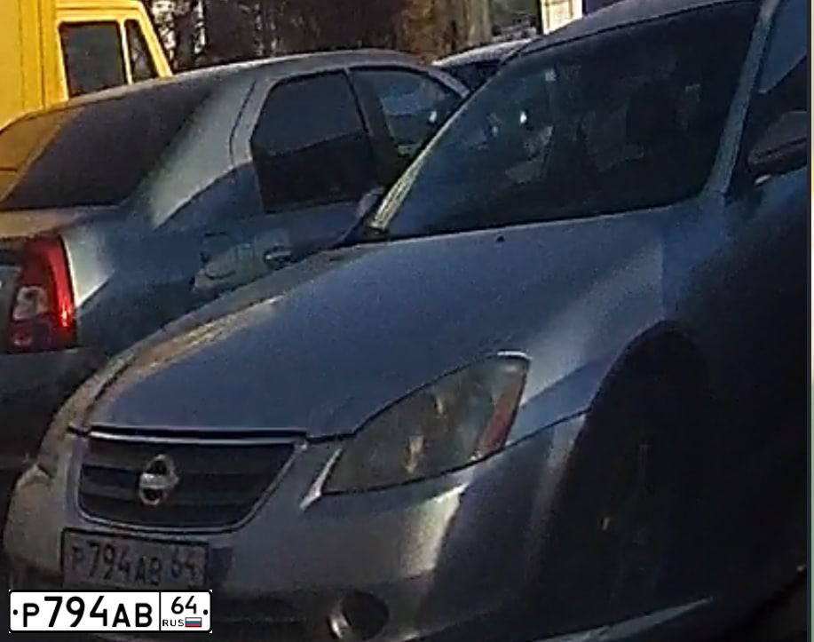 Фото автомобиля NISSAN ALTIMA, 2002 — госномер К796ЕУ763. Цвет: БЕЛЫЙ (СЕРЕБРИСТЫЙ)
