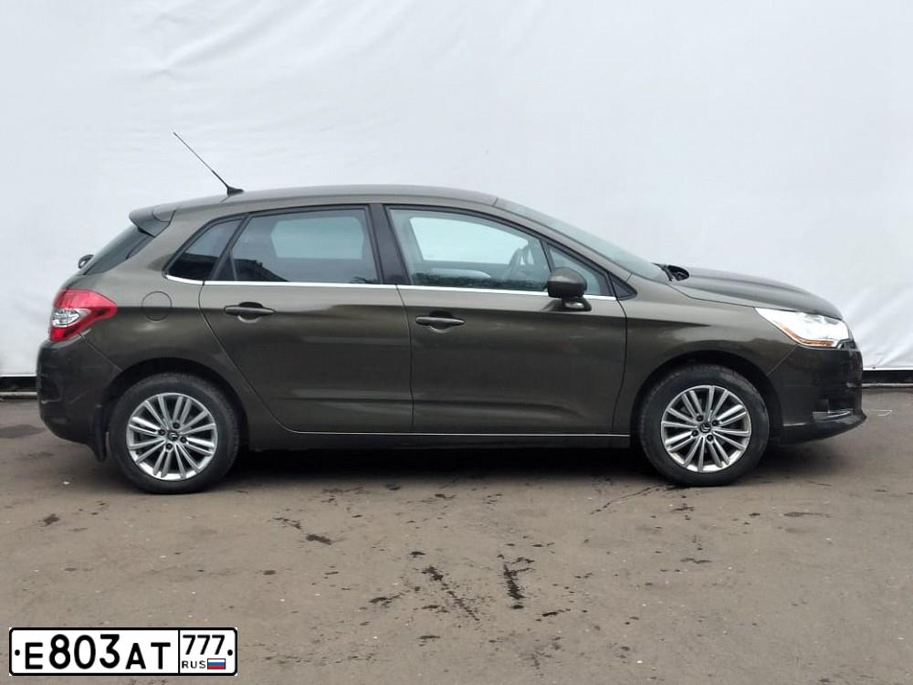 Фото автомобиля CITROEN C4, 2013 — госномер С838ВС790. Цвет: Коричневый