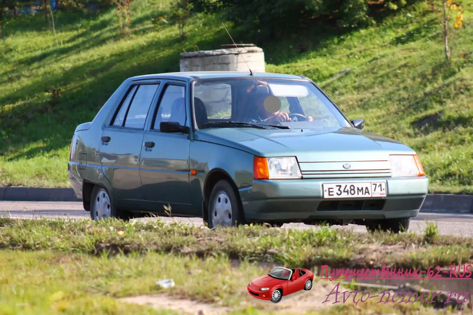 Фото автомобиля ZAZ -1103 SLAVUTA, 2006 — госномер О669РХ71. Цвет: ОЛИВКОВЫЙ