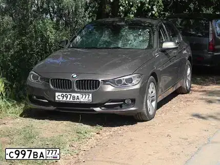 Фото автомобиля BMW SERIE 3, 2014 — госномер С997ВА777. Цвет: КОРИЧНЕВЫЙ