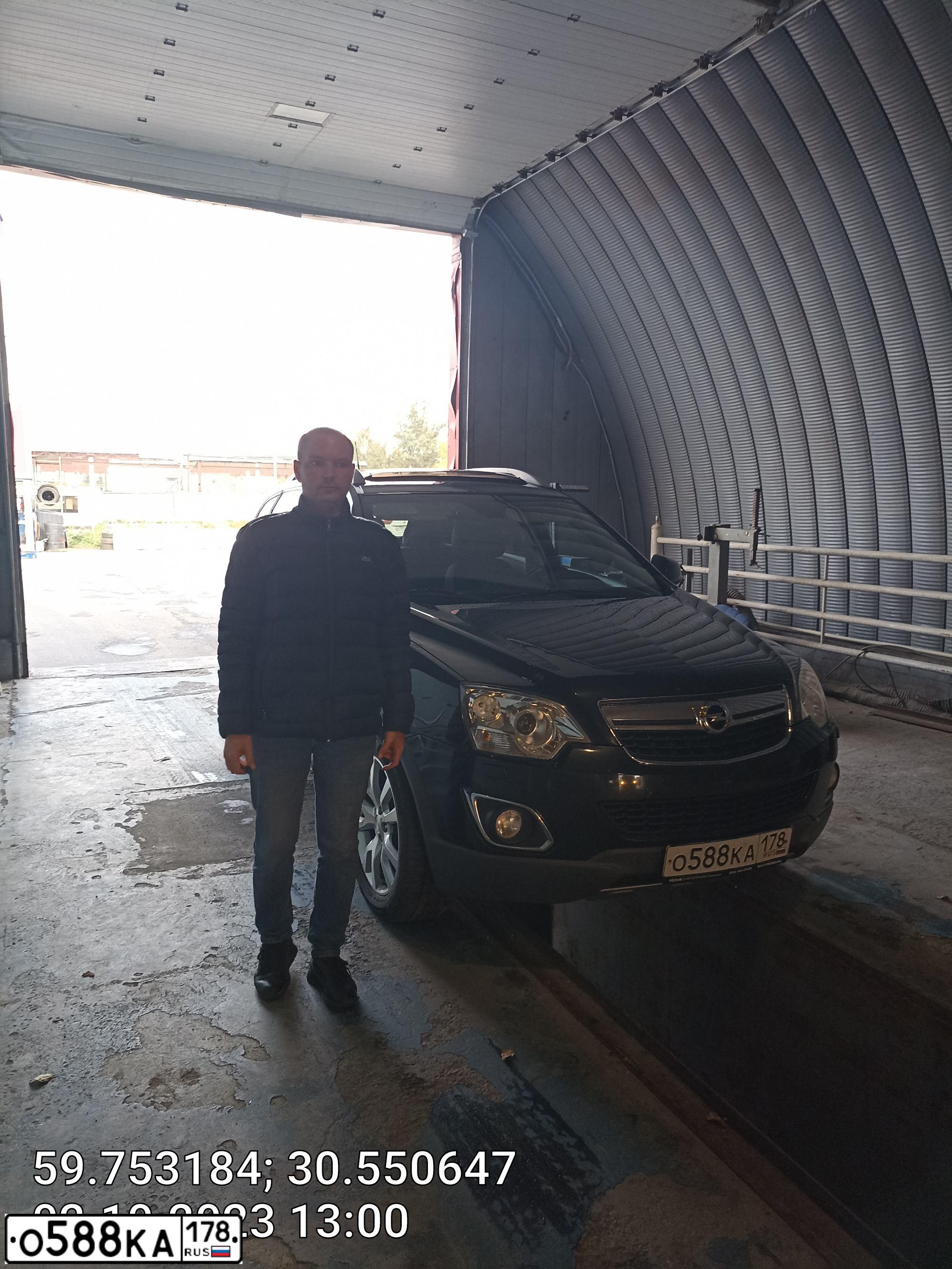 Фото автомобиля OPEL ANTARA, 2012 — госномер О755РВ12. Цвет: ЧЕРНЫЙ