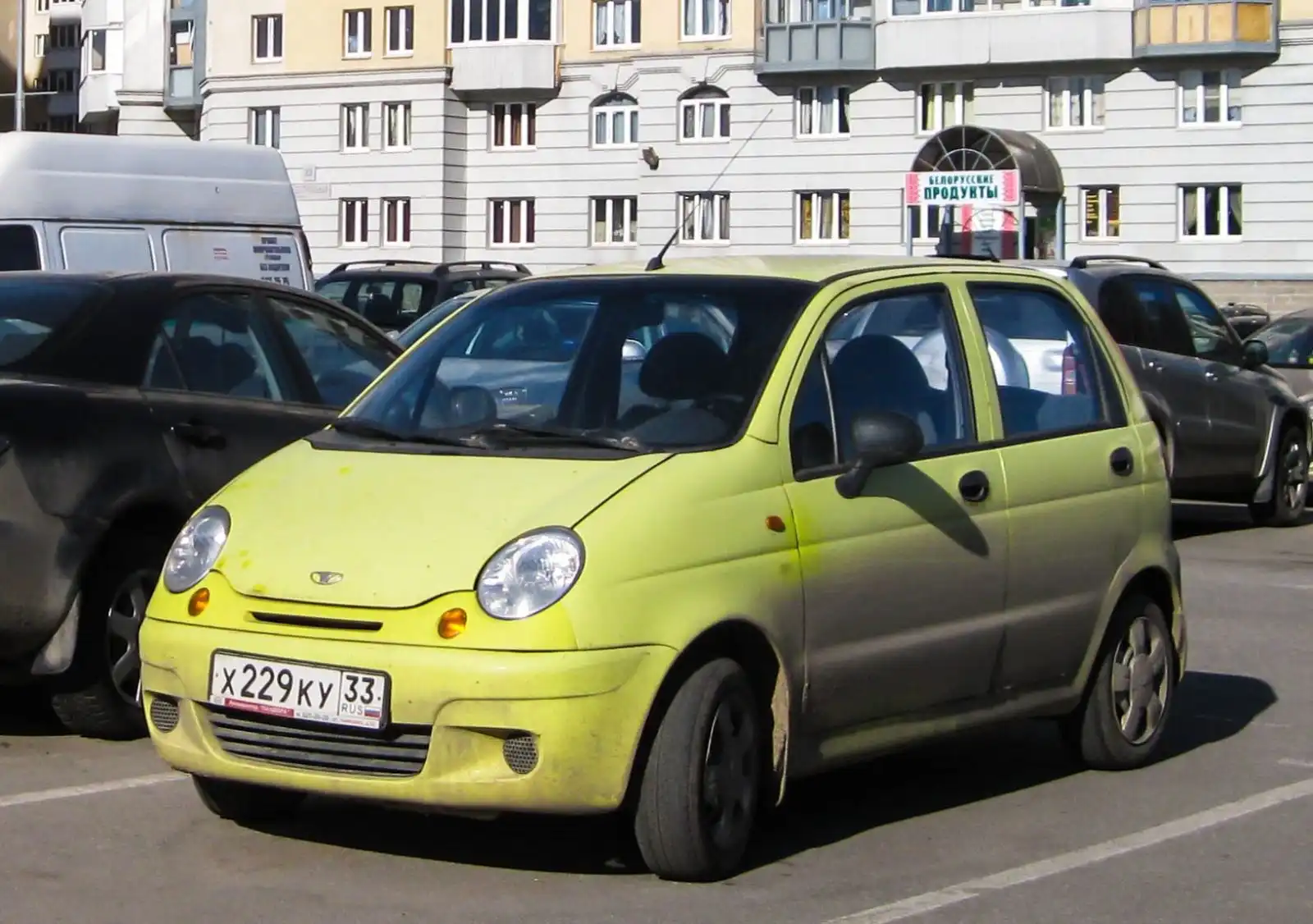 Фото автомобиля DAEWOO MATIZ, 2006 — госномер Т614УК161. Цвет: ВАСИЛЕК
