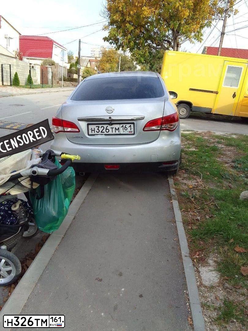 Фото автомобиля NISSAN ALMERA /AVTOVAZ/, 2014 — госномер Н326ТМ161. Цвет: серебристый
