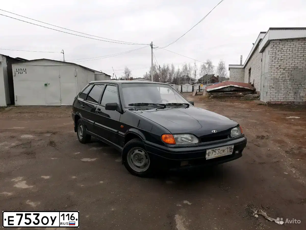 Фото автомобиля LADA 2114 SAMARA, 2007 — госномер Е753ОУ116. Цвет: ГРАФИТОВЫ МЕТАЛЛИК