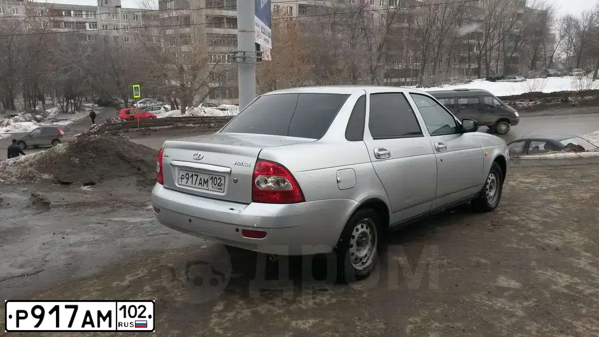 Фото автомобиля LADA 2170 PRIORA, 2008 — госномер Р917АМ102. Цвет: СВЕТЛО-СЕРЕБРИСТЫЙ МЕТАЛЛ