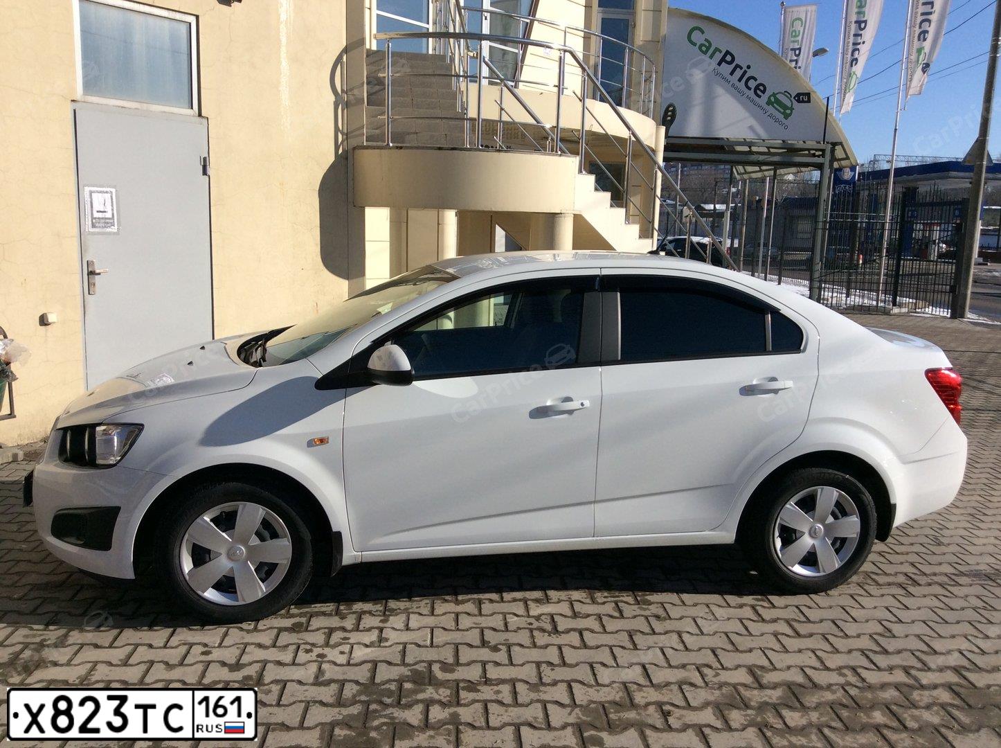 Фото автомобиля CHEVROLET AVEO, 2014 — госномер В470ОС180