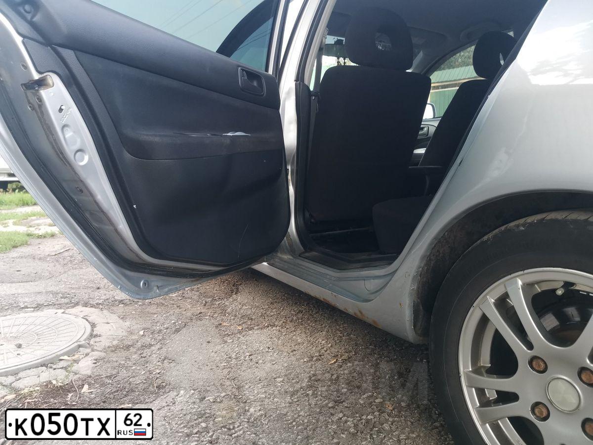 Фото автомобиля MITSUBISHI LANCER, 2006 — госномер Р880МЕ68. Цвет: Серебристый
