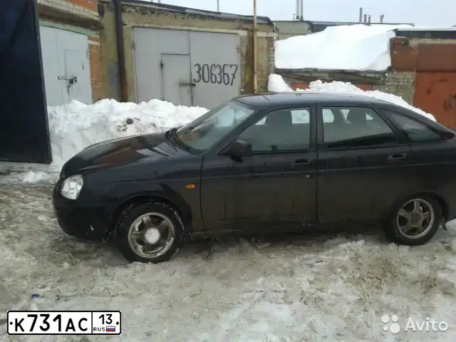 Фото автомобиля LADA 2172 PRIORA, 2008 — госномер К731АС13. Цвет: ТЕМНО-ЗЕЛЕНЫЙ