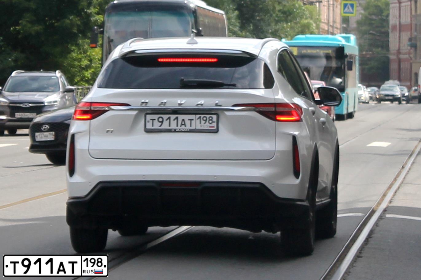 Фото автомобиля HAVAL F7, 2023 — госномер Т911АТ198