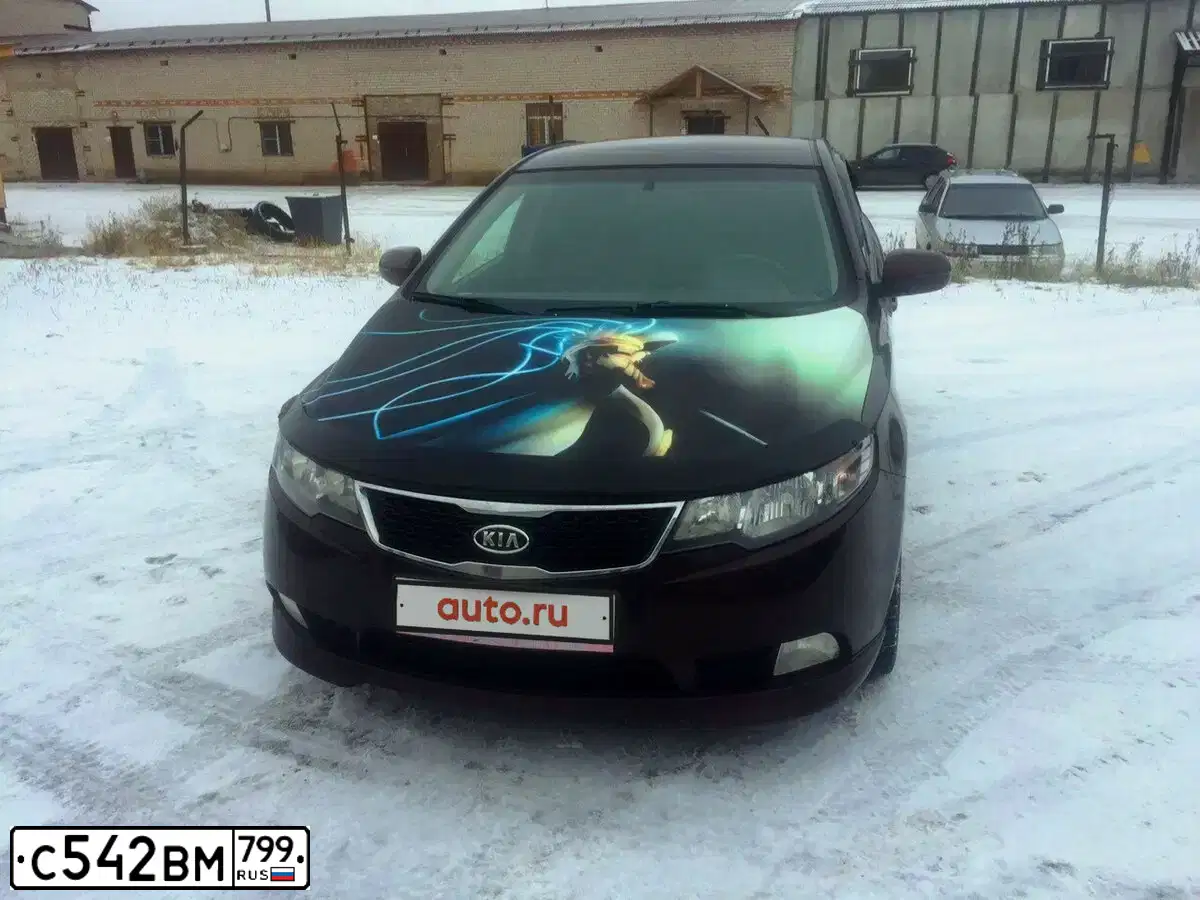 Фото автомобиля KIA CERATO, 2011 — госномер С542ВМ799. Цвет: ТЕМНО-ВИШНЕВЫЙ