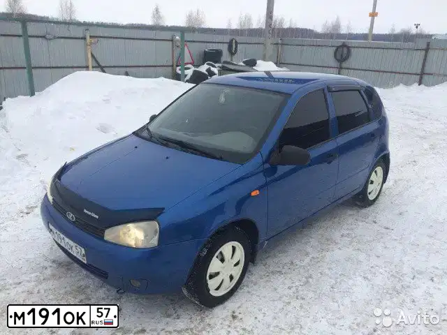 Фото автомобиля LADA 1119 KALINA, 2007 — госномер М191ОК57. Цвет: ЯРКО-СИНИЙ