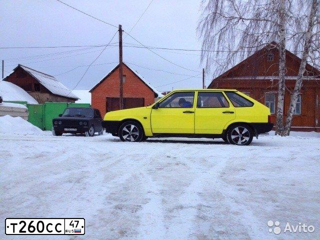 Фото автомобиля LADA 2109, 2003 — госномер К152АК156. Цвет: ЖЕЛТЫЙ