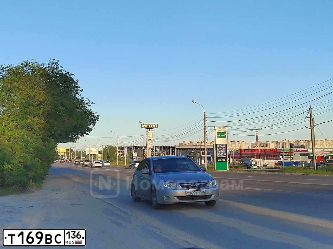 Фото автомобиля SUBARU IMPREZA, 2008 — госномер Т169ВС136. Цвет: СЕРЕБРИСТЫЙ