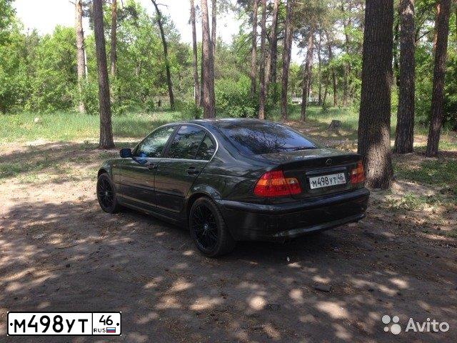 Фото автомобиля BMW SERIE 3, 2001 — госномер К325МХ136. Цвет: ЗЕЛЕНЫЙ