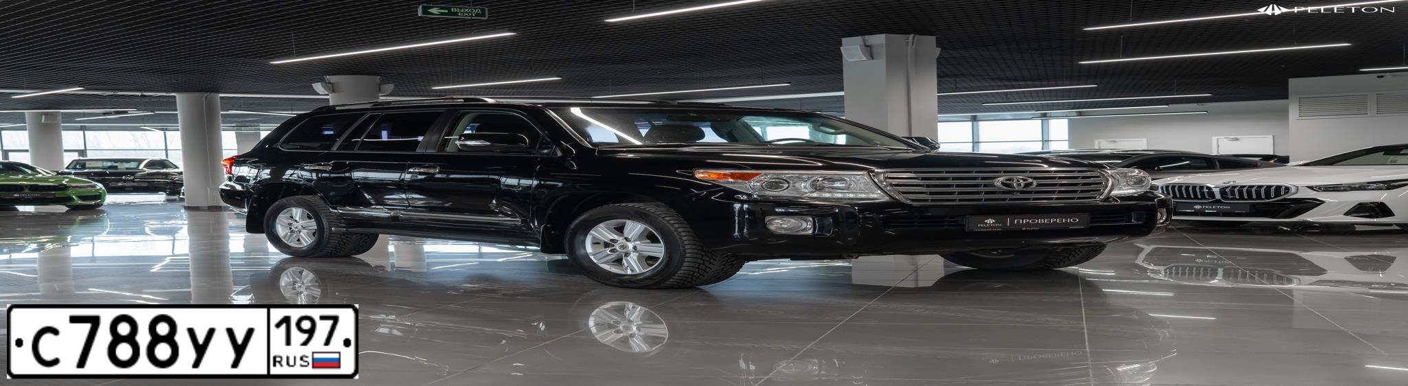 Фото автомобиля TOYOTA LANDCRUISER 200, 2012 — госномер С788УУ197. Цвет: ЧЕРНЫЙ