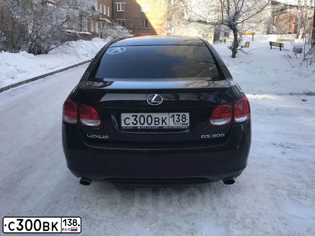 Фото автомобиля LEXUS GS300, 2006 — госномер Т291УК124. Цвет: ЧЕРНЫЙ
