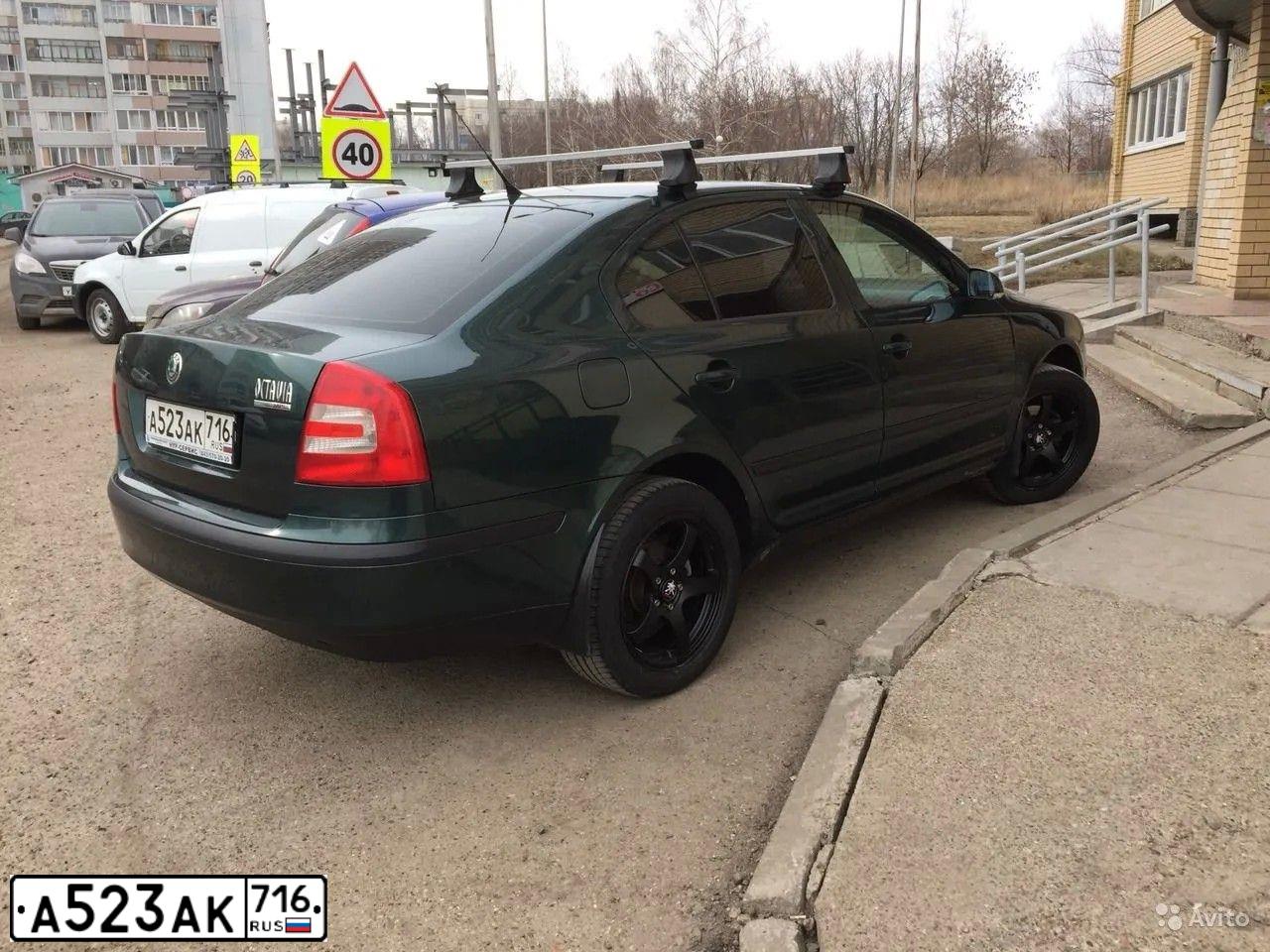 Фото автомобиля SKODA OCTAVIA, 2006 — госномер У161ЕК716. Цвет: ЗЕЛЕНЫЙ