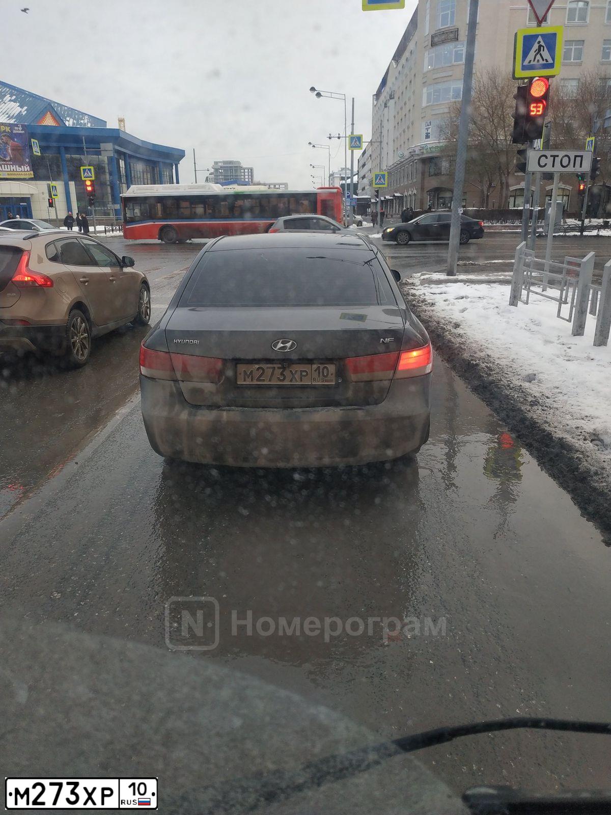 Фото автомобиля HYUNDAI SONATA, 2006 — госномер С077ОМ72. Цвет: ЧЕРНЫЙ