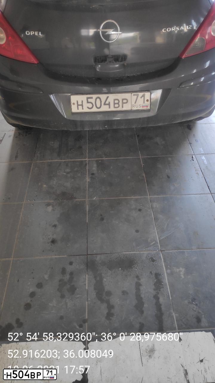Фото автомобиля OPEL CORSA, 2007 — госномер А898НК57. Цвет: ЧЕРНЫЙ