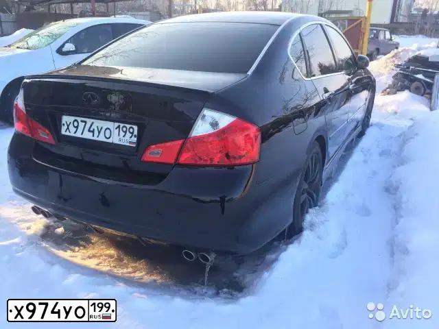 Фото автомобиля INFINITI M, 2008 — госномер О099УВ68. Цвет: ЧЕРНЫЙ