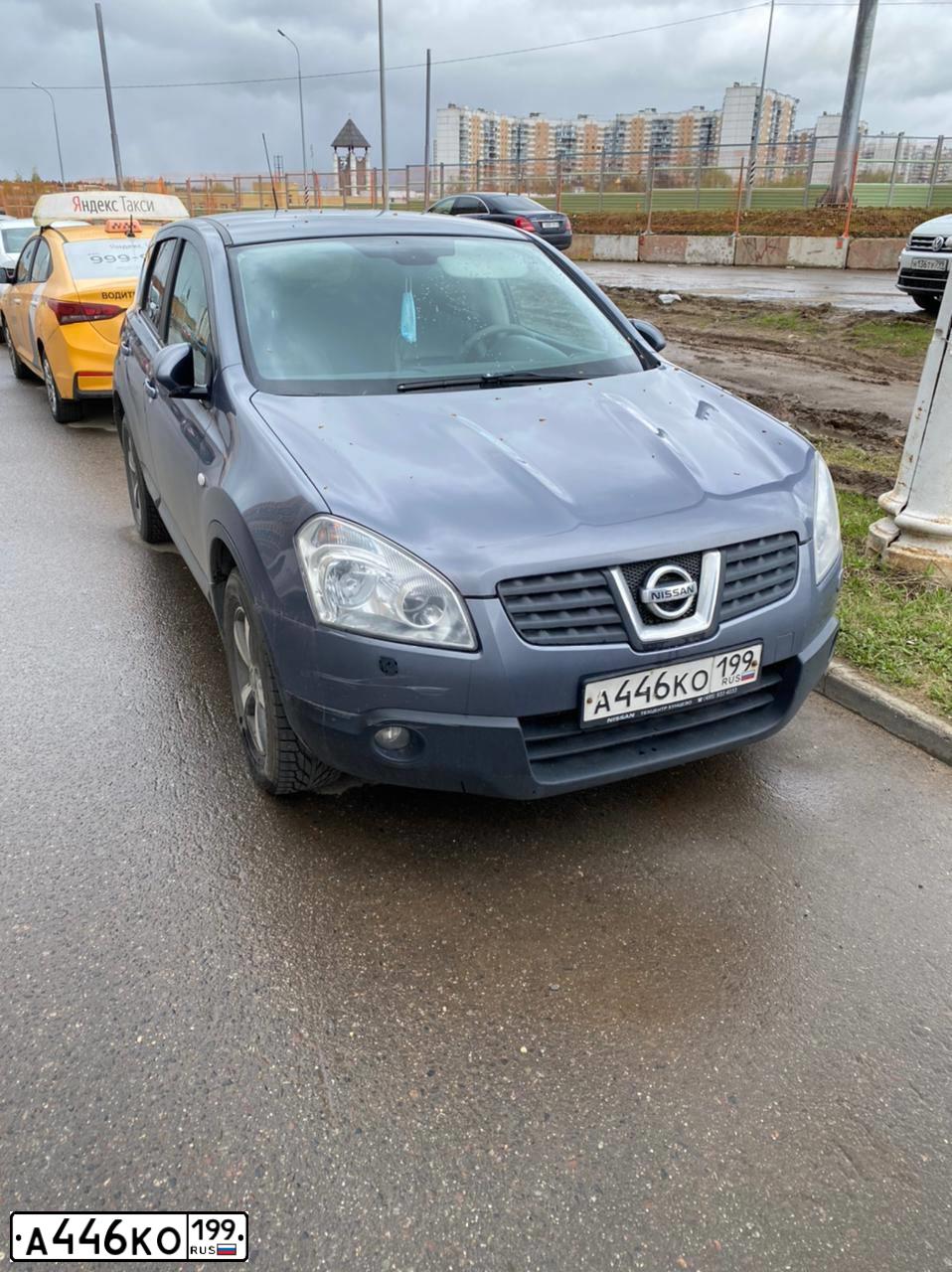 Фото автомобиля NISSAN QASHQAI, 2008 — госномер Х963ЕА193. Цвет: Серый