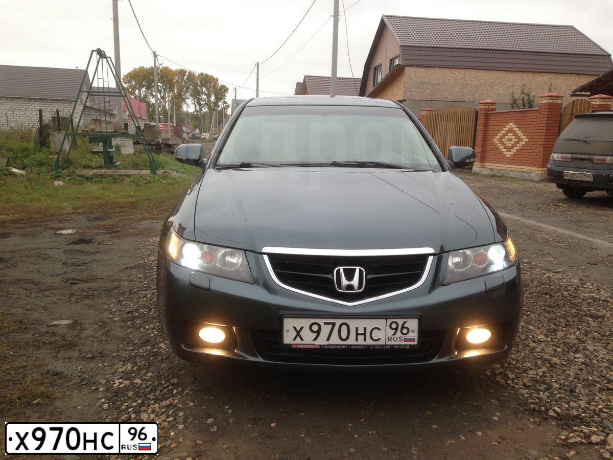 Фото автомобиля HONDA ACCORD, 2005 — госномер М042МО03. Цвет: ТЕМНО СЕРЫЙ
