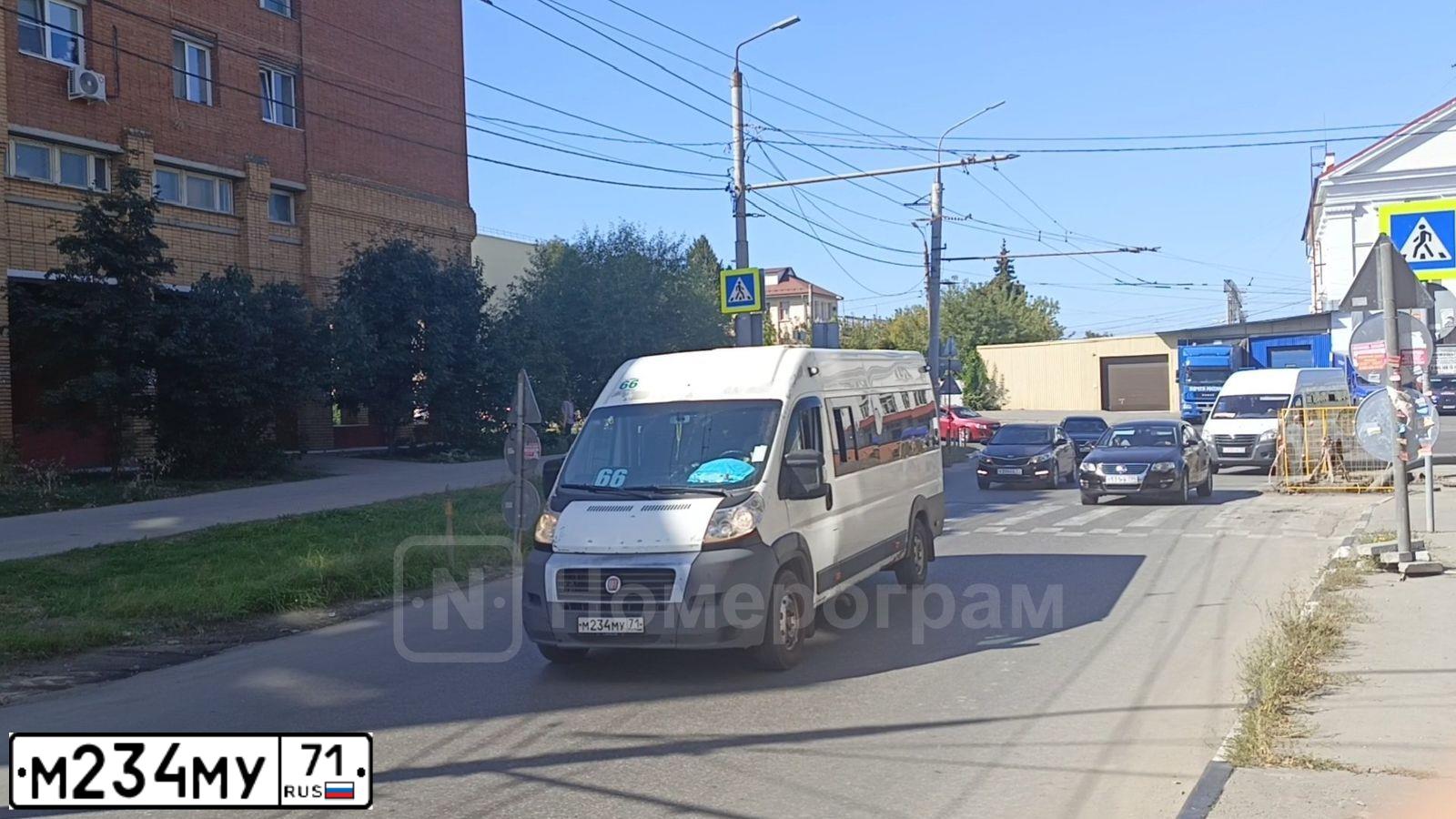 Фото автомобиля FIAT DUCATO, 2012 — госномер М234МУ71. Цвет: Белый