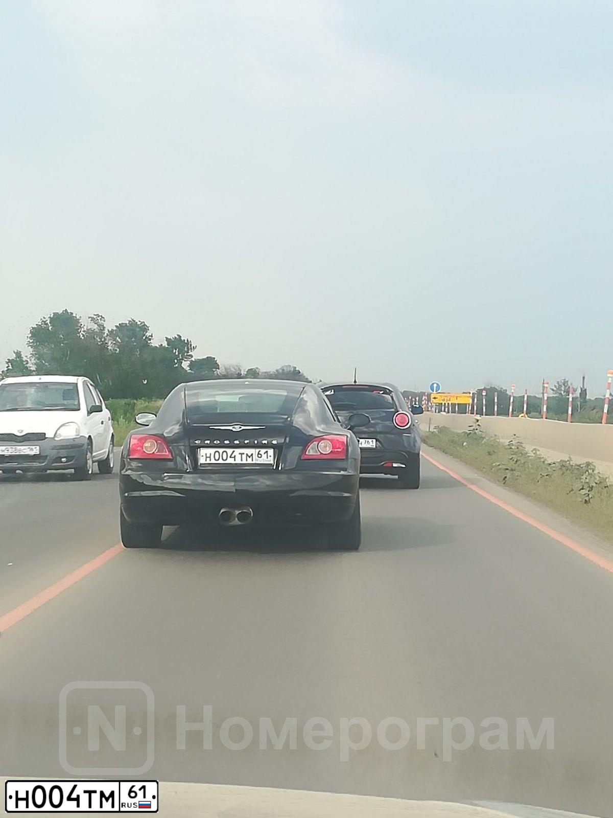 Фото автомобиля MAZDA A 6, 2007 — госномер Н004ТМ61. Цвет: Т.СЕРЫЙ