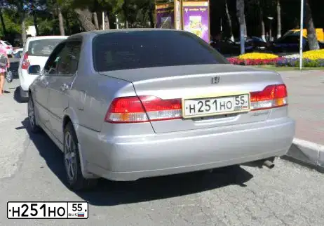 Фото автомобиля HONDA ACCORD, 2002 — госномер Н251НО55