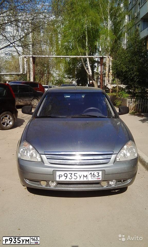 Фото автомобиля LADA 2172 PRIORA, 2010 — госномер Е852МР763. Цвет: средний серо-зеленый металлик
