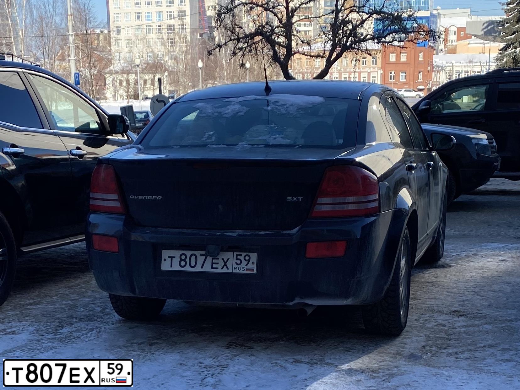 Фото автомобиля DODGE AVENGER, 2008 — госномер А828ЕК323