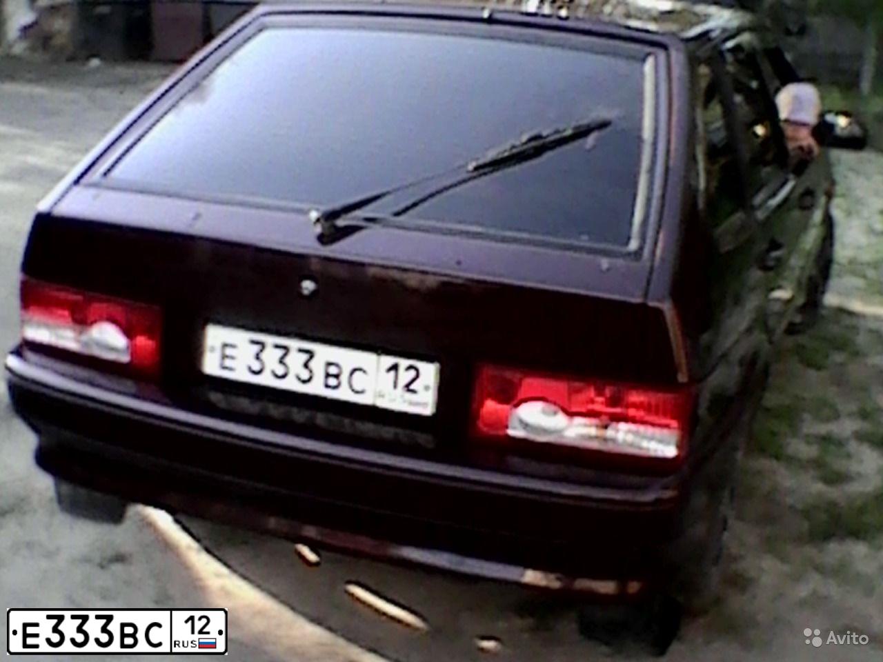 Фото автомобиля LADA 2114 SAMARA, 2010 — госномер Е333ВС12. Цвет: ТЕМНО-ВИШНЕВЫЙ