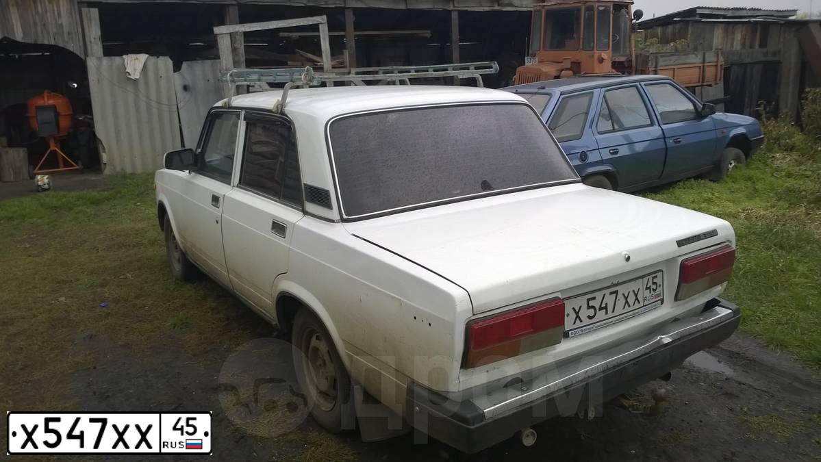 Фото автомобиля LADA 2107, 2004 — госномер О153МТ45. Цвет: ЯРКО-БЕЛЫЙ