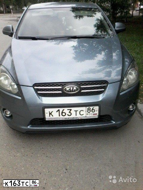 Фото автомобиля KIA CEED, 2009 — госномер Х993СА72. Цвет: синий
