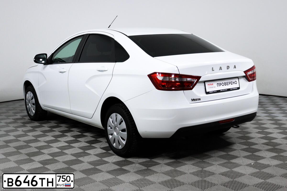 Фото автомобиля LADA VESTA, 2019 — госномер С627КС40. Цвет: Белый