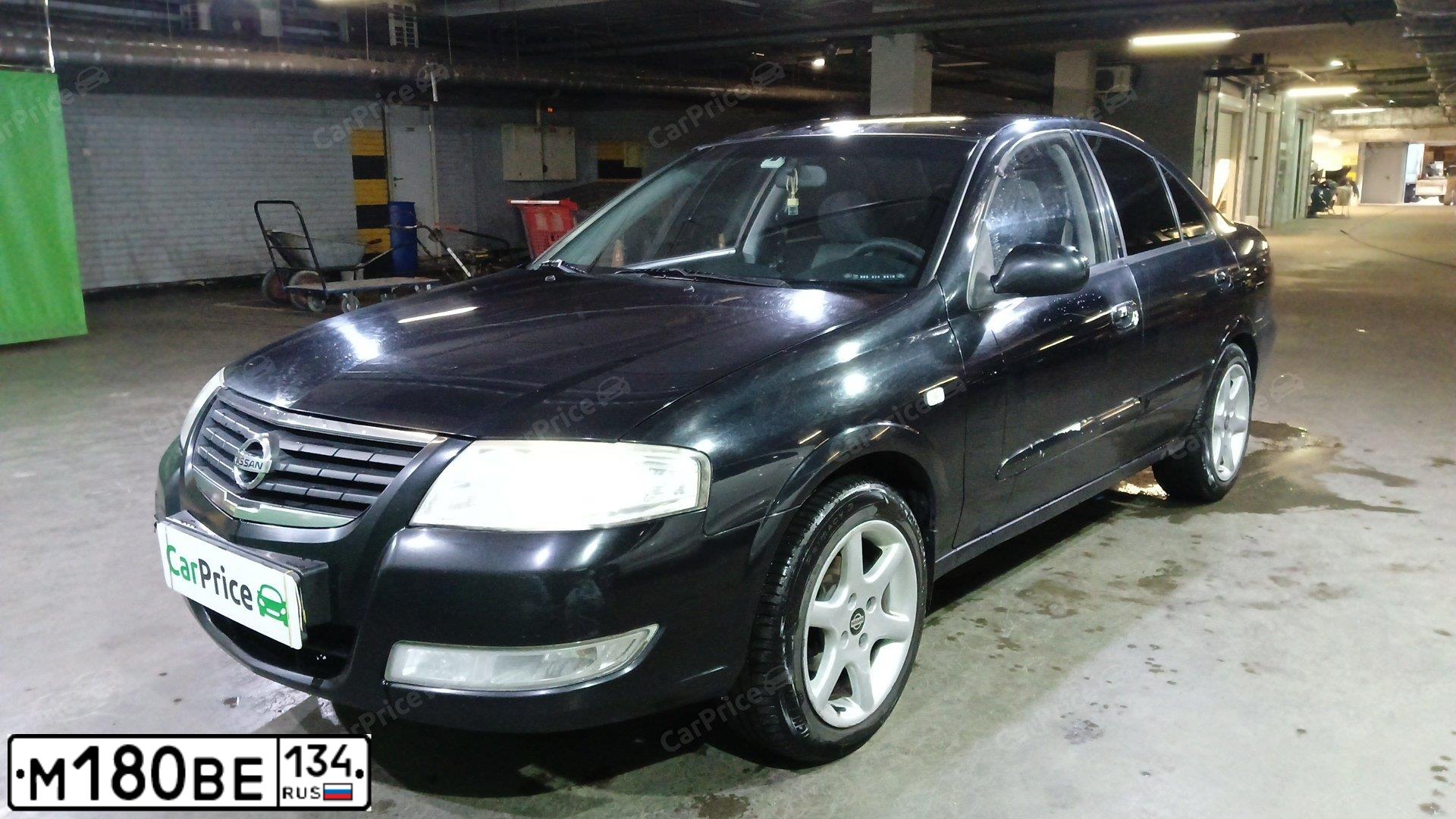 Фото автомобиля NISSAN ALMERA, 2007 — госномер С732СТ198. Цвет: ЧЕРНЫЙ