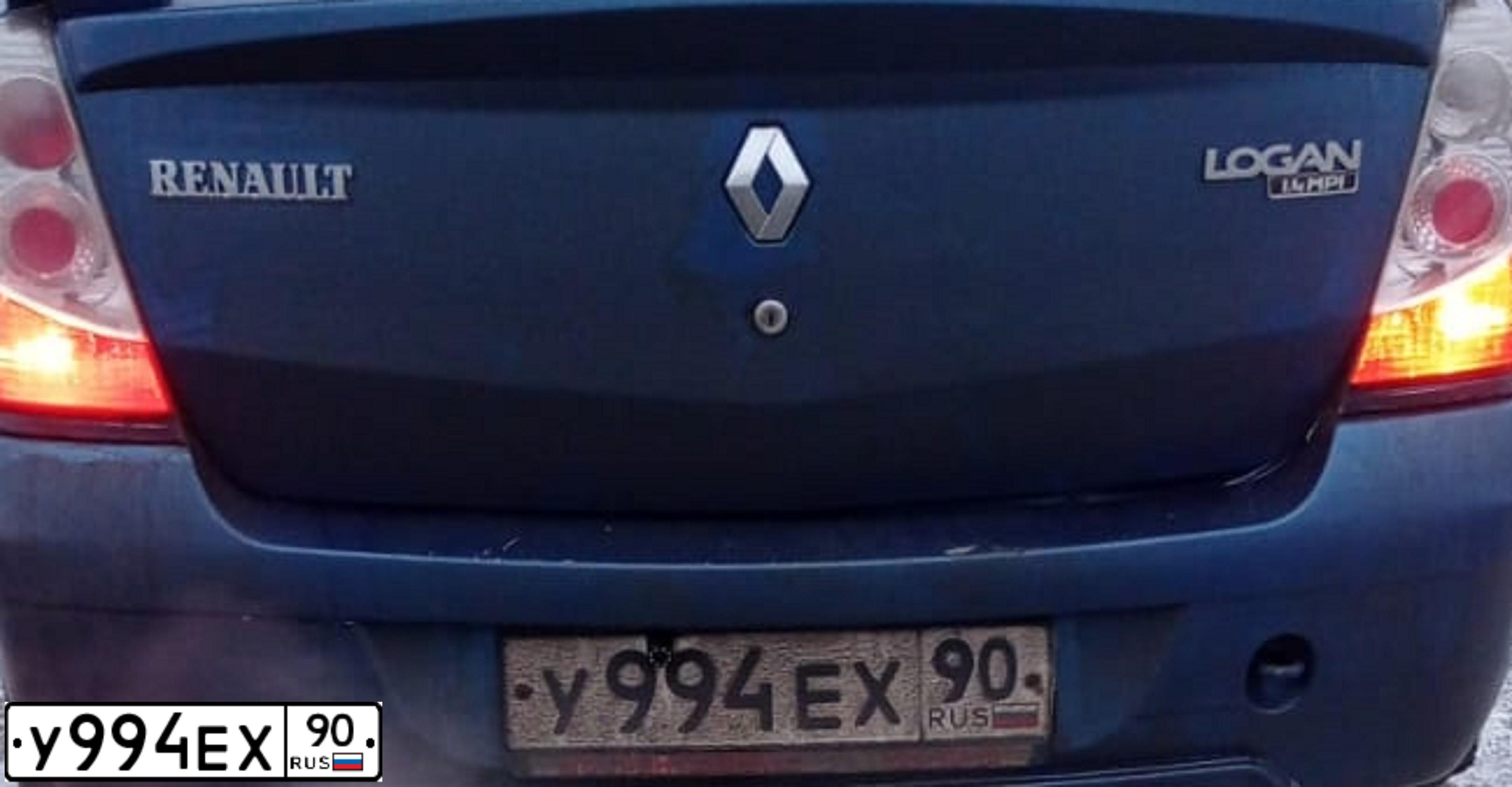 Фото автомобиля RENAULT LOGAN, 2006 — госномер О671ЕС32