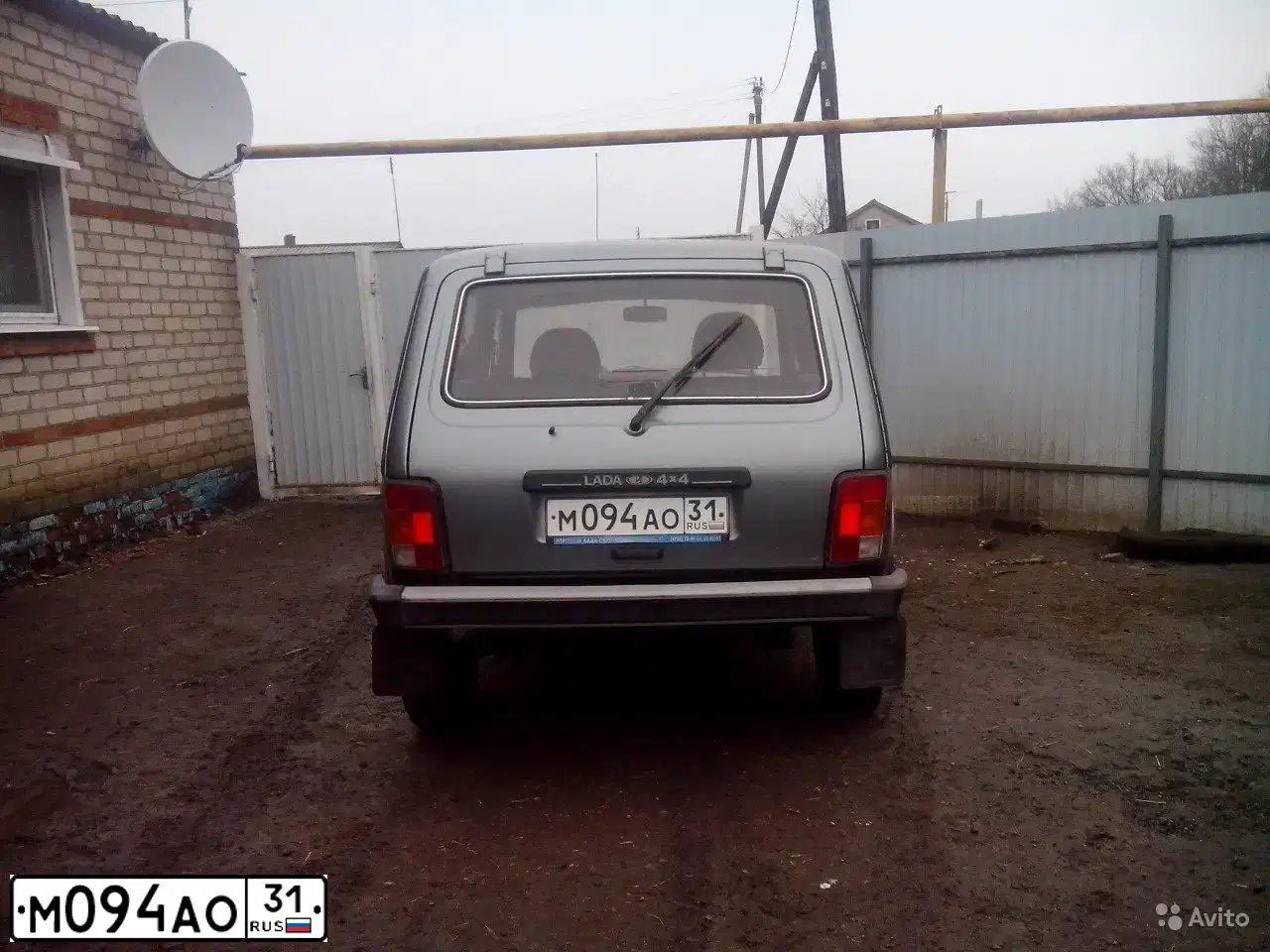 Фото автомобиля LADA 2131 NIVA, 2008 — госномер У175УУ36. Цвет: СЕРО-ЗЕЛЕНЫЙ МЕТАЛЛИК