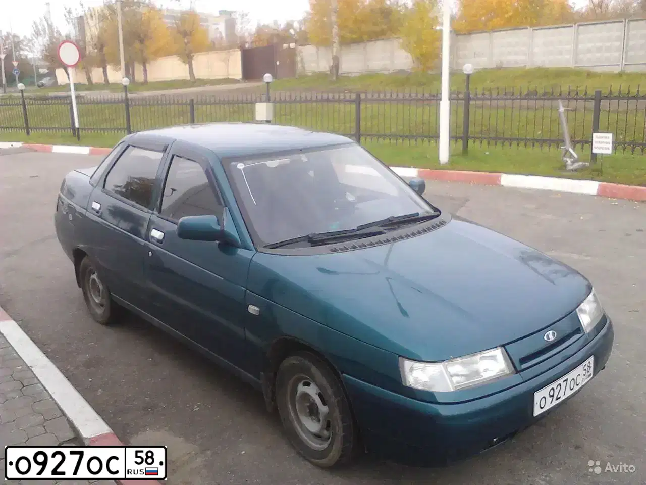 Фото автомобиля LADA 2110 LADA, 1999 — госномер О927ОС58. Цвет: СЕРЕБРИСТО-ЗЕЛЕНЫЙ
